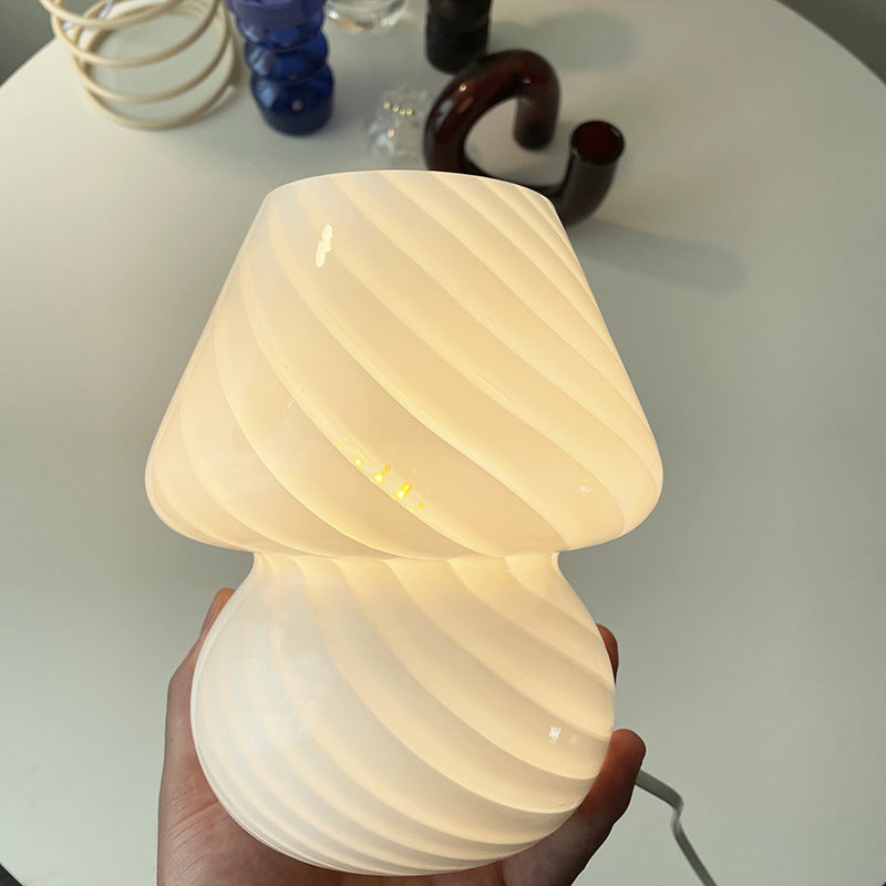Mushroom Glass Lamp