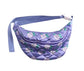 Printed Enamel Cotton Crossbody Bag