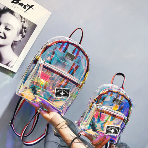 Transparent Laser Jelly Mini BackPack